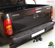 ТСУ для Toyota Hilux (4WD) (N2) 2008-2015 без выреза бампера. Нагрузки 2000/100 кг, масса фаркопа 7.5 кг